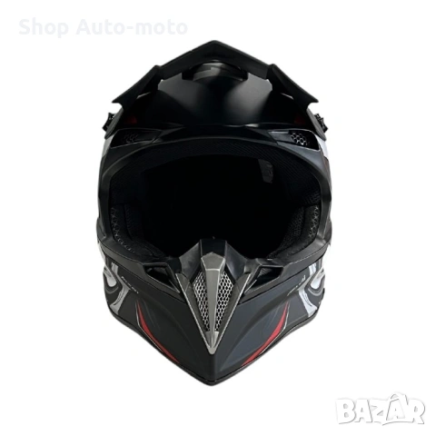 Кросова каска Automat, S, M, L и XL, Matt Black/Grey Red, снимка 7 - Аксесоари и консумативи - 53979117