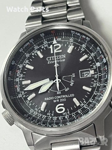 Часовник Citizen Eco-Drive Radio Controler H461-T004423, снимка 10 - Други - 53911213