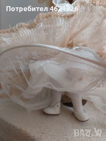 Винтидж френска порцеланова кукла от 80-те години, викториански стил, снимка 15 - Декорация за дома - 52043355