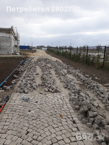  редене гранитни павета,редене на бордюр,редене на тротоарни плочи лепене на камак и други, снимка 5 - Ремонти на къщи - 36546321