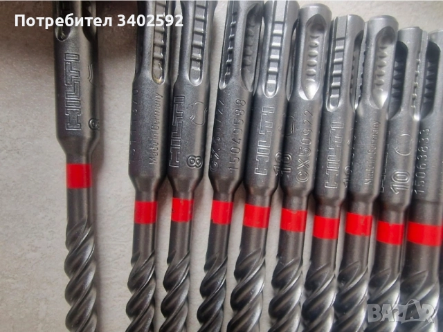 Свредла-бургии за бетон -Hilti te-cx ,SDS plus с четири режещи ръба, снимка 2 - Други инструменти - 52470097