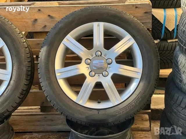 5х112 16 Джанти Оригинални Seat Altea Leon Toledo Сеат 5x112 Също подходящи за Audi A3, Skoda Octavi, снимка 5 - Аксесоари и консумативи - 52809582