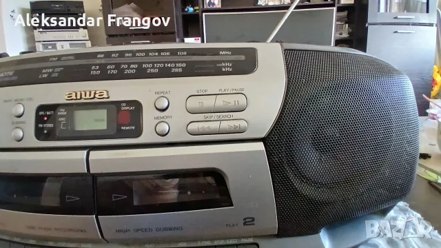 AIWA CSD - SR535 радиокасетофон СD , снимка 5 - Радиокасетофони, транзистори - 56126347