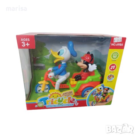 Музикална играчка Мики Маус и Доналд, Пътешествие с рикша Код: 9249, снимка 1