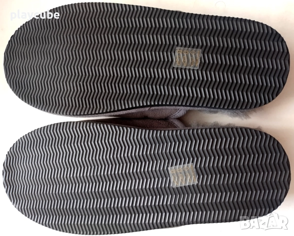 Мъжки домашни чехли - Естествена кожа - N 43/44, снимка 6 - Мъжки чехли - 52150251