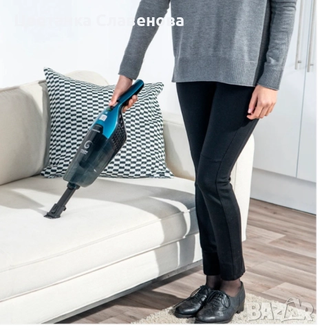 Безжична миеща прахосмукачка Taurus Inedit Wash 29.6, 200 мл, 60 мин, 2 скорости, синя, снимка 4 - Прахосмукачки - 51823047