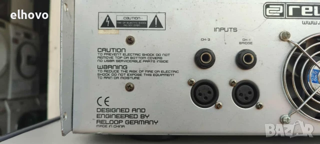 Крайно стъпало Reloop RA-1000 PRO, снимка 5 - Ресийвъри, усилватели, смесителни пултове - 50720844