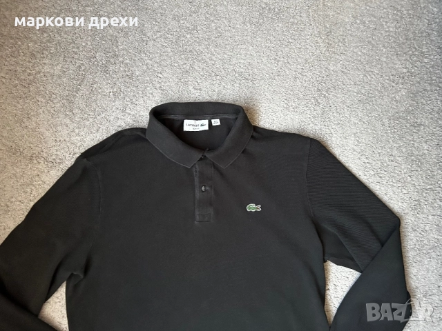 Lacoste Poloshirt mit Logo-Patch XL, снимка 5 - Тениски - 52956331