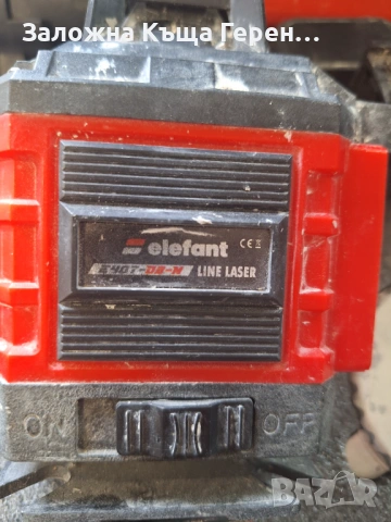 Лазарен нивелир Elefant E40T, снимка 6 - Куфари с инструменти - 53044565