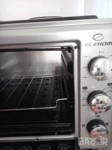 Готварска печка Елеком с два котлона и фурна , снимка 2 - Печки, фурни - 47726126