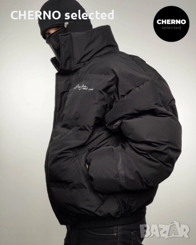 SEAN JOHN пухено яке с лого – Размер L•XL – Ново без етикети, снимка 4 - Якета - 52865205