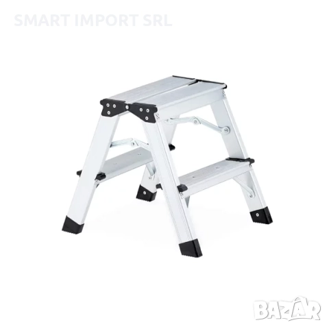 Алуминиева сгъваема стълба KMH1202, 2 стъпала