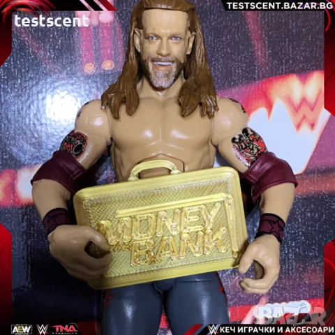 WWE Money In the Bank Briefcase куфарче за екшън фигурки / играчки Договорът в куфарчето, снимка 18 - Колекции - 48827846