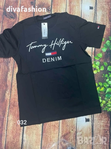 ✅💫 Мъжки тениски XL Tommy бродирано лого, снимка 2 - Тениски - 36871847