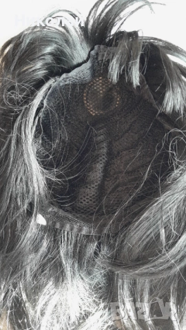 Две перуки - русолява и чисто черна, снимка 6 - Аксесоари за коса - 52550730