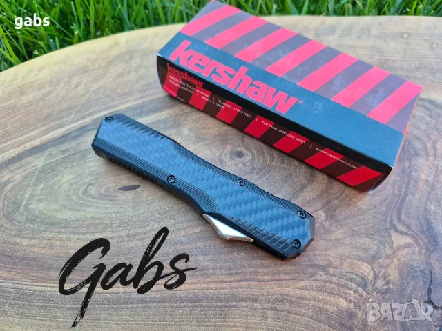 Автоматичен нож Kershaw Livewire 9000TCF,Auto Tanto, снимка 8 - Ножове - 56140457