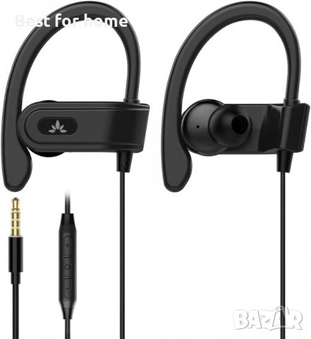 Avantree E171 Кабелни спортни слушалки с микрофон, устойчиви на изпотяване над ухото Слушалки за бяг, снимка 5 - Слушалки, hands-free - 38936788