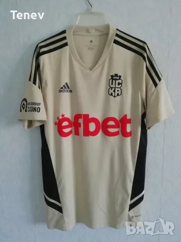 CSKA 1948 Adidas оригинална златиста тениска фланелка ЦСКА 1948 трети екип  
