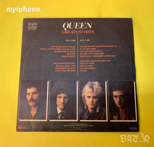Грамофона плоча QUEEN Greatest hits 2 плочи, снимка 2 - Грамофонни плочи - 48435716