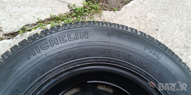 Продавам Michelin 165 R 13, 82T, с джанта, снимка 4 - Гуми и джанти - 32019305