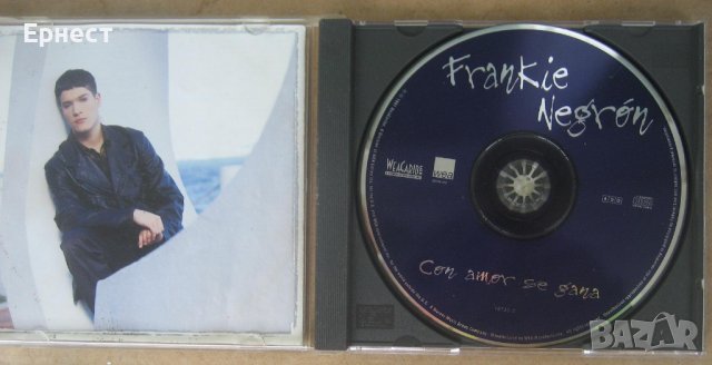 латино поп/салса Frankie Negrón - Con Amor Se Gana CD, снимка 3 - CD дискове - 39835120