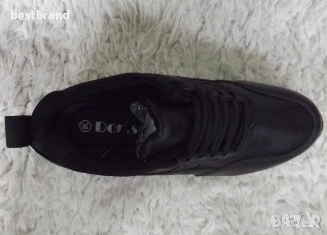 Обувки, скрита платформа, черни, код 531/45, снимка 4 - Дамски ежедневни обувки - 39456725