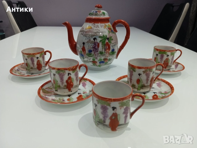 Порцеланов китайски стар сервиз , снимка 2 - Сервизи - 52540581