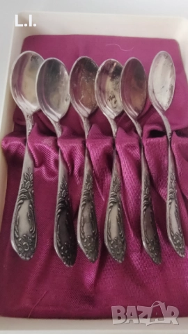 Руски посребрени лъжички 