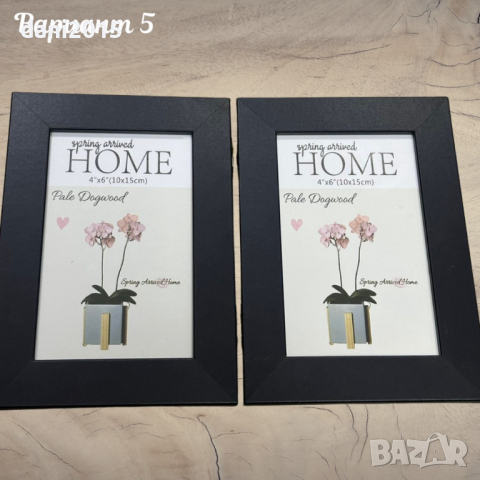 Двойна дървена рамка за снимки тип книга за снимка размер 10х15см, снимка 6 - Други стоки за дома - 44554029