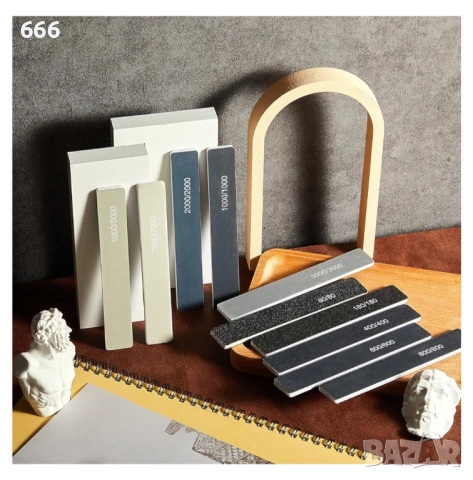  40 бр Комплект за шлайфане Двустранни зърна за шлайфане на пластмаса Акрилни материали и други , снимка 4 - Други стоки за дома - 52953569