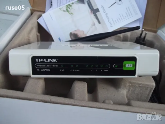 Рутер безжичен "N TP-LINK TL-WR740N" работещ, снимка 6 - Рутери - 47323091