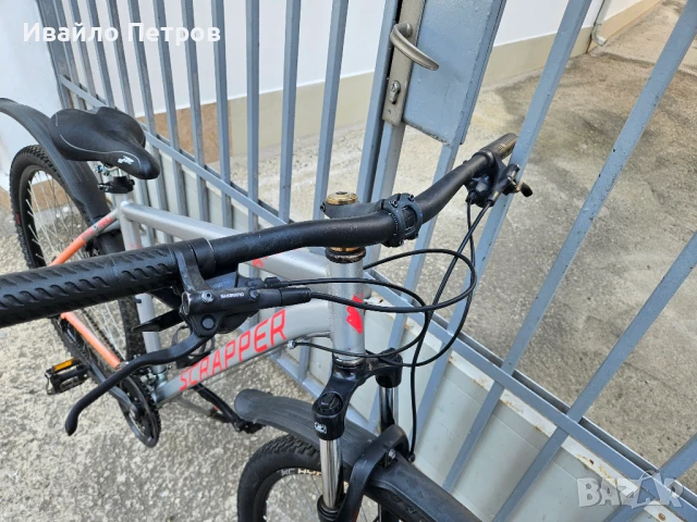Хидравлика-алуминиев велосипед 27.5 цола SCRAPPER-шест месеца гаранция, снимка 4 - Велосипеди - 51362820
