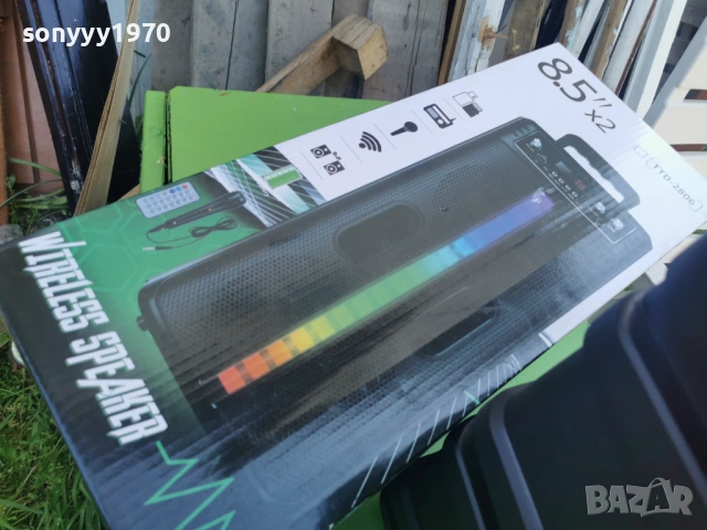 БЛУТУТ ТОНКОЛОНА С МИКРОФОН И ДИСТАНЦИЯ 2404161723, снимка 7 - Bluetooth тонколони - 54304324
