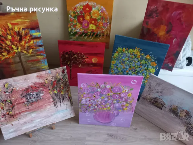 Авторски картини по 100лв за брой ,всякакви теми , снимка 5 - Картини - 48252341