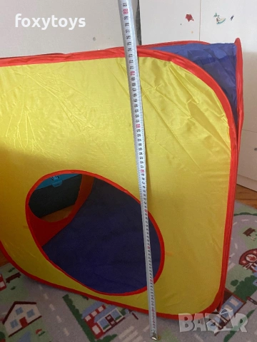 Детска палатка с тунел и къща, 3 в 1, KRUZZEL, 288x94x70 см, снимка 10 - Образователни игри - 54035122