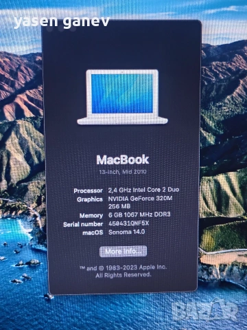 MacBook 2010 13", снимка 7 - Лаптопи за работа - 53890403