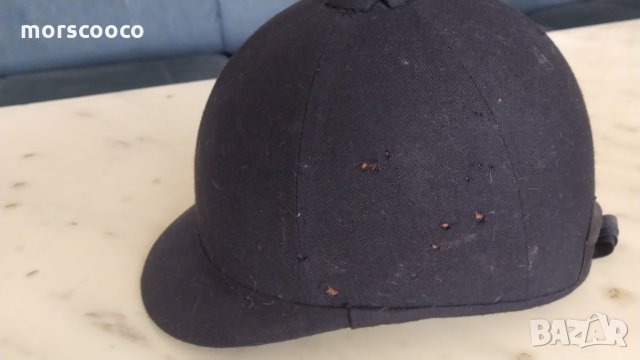 Стара английска жокейска шапка, снимка 2 - Спортна екипировка - 31645940