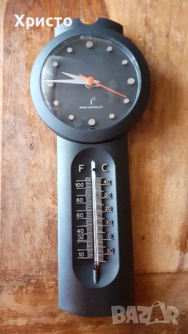 стенен часовник с термометър Хенкелс Henkels Германия, снимка 3 - Стенни часовници - 44251868