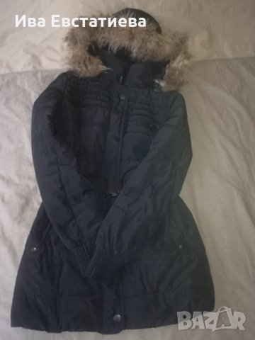 Дълго яке със сваляща качулка на Mango намалявам, снимка 2 - Якета - 29263167