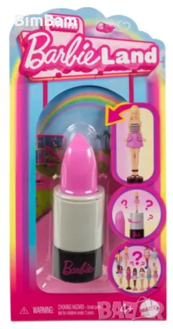 Мини кукла Barbie® в червило Mini Barbie Land - изненада / Mattel, снимка 2 - Кукли - 47588179