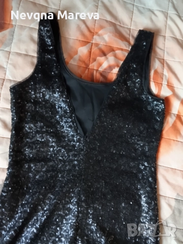 Рокля с пайети , снимка 2 - Рокли - 52493353