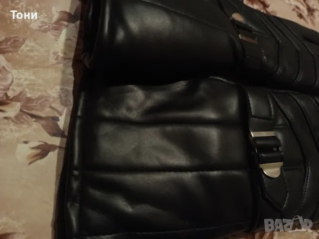Винтидж Мъжки Дълги Кожени Ръкавици Нови , снимка 9 - Ръкавици - 47817372