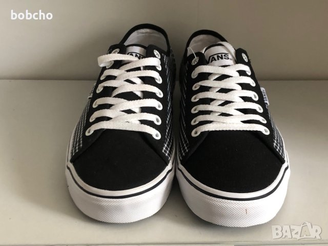 Vans black white shoes , снимка 2 - Маратонки - 42154673