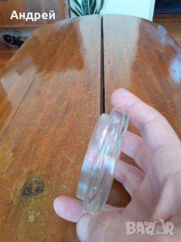 Стар стъклен капак за буркан, снимка 5 - Други ценни предмети - 31506949