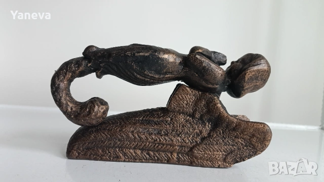 Vintage, метално чукало за врата , във формата на ангел пазител. , снимка 4 - Декорация за дома - 53890769