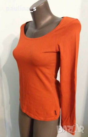 Два броя / Еластична маркова блуза "DIDI" и "zabaione" / универсален размер , снимка 3 - Блузи с дълъг ръкав и пуловери - 30400051