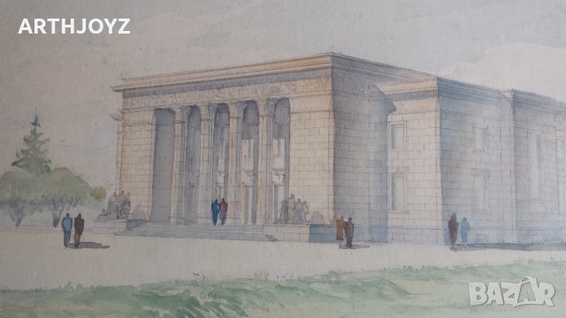 КАРТИНА ПЕЙЗАЖ (акварел)/ В.БУРДИН, снимка 7 - Картини - 29660981