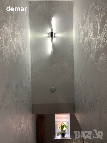 EIDISUNY вътрешна LED стенна лампа - 80 см 28 W(студена бяла светлина), снимка 8 - Лампи за стена - 42839595