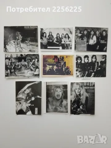 ЛОТ стари картички на метъл групи (лот 8)