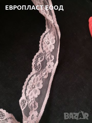 Дантела 5 см / Пепел от рози , снимка 9 - Платове и дамаски - 33930750
